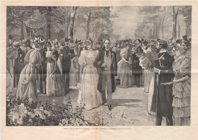 Roma - Per le nozze Savoja-Orleans - La Festa in …