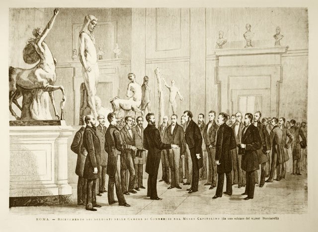 Roma .- Ricevimento dei delegati delle Camere di Commercio nel …