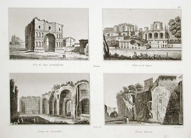 Roma. Arco di Jano quadrifronte - Palazzo di Cesari - …