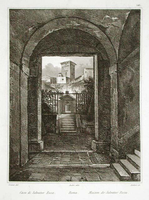 Roma. Casa di Salvator Rosa