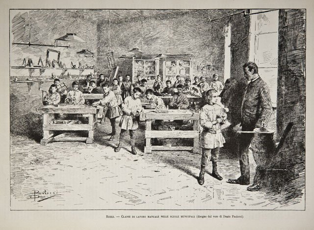 Roma / Classe di lavoro manuale nelle scuole municipali