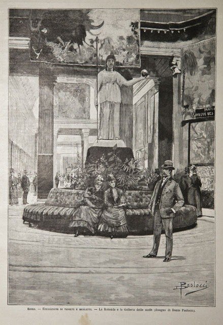 Roma / Esposizione di tessuti e merletti / La Rotonda …