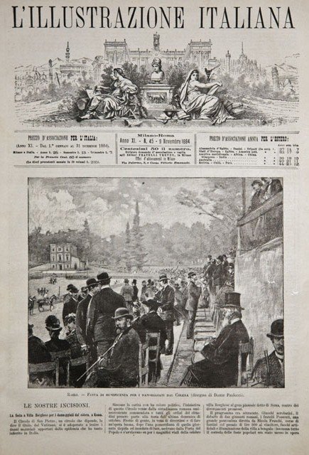 Roma / Festa di beneficenza per i danneggiati dal Colera