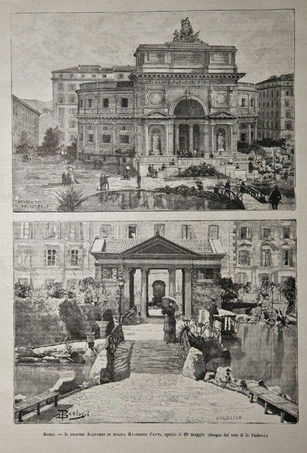 Roma / Il grande Acquario in piazza Manfredo Fanti, aperto …