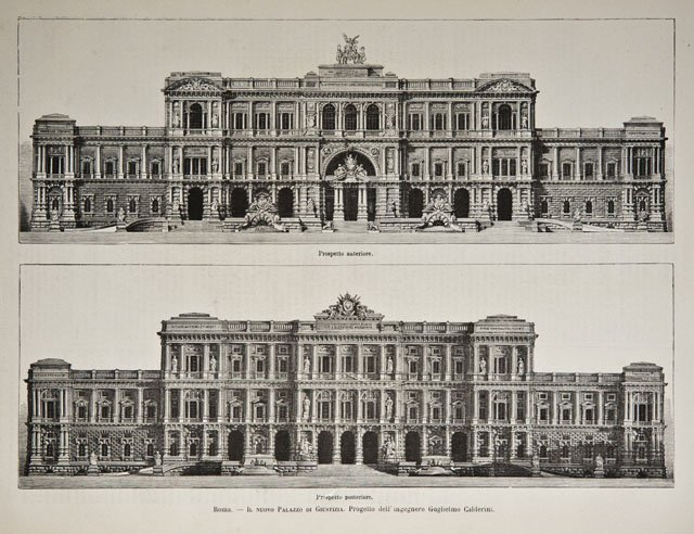 Roma / Il nuovo Palazzo di Giustizia / Progetto dell’ingegnere …