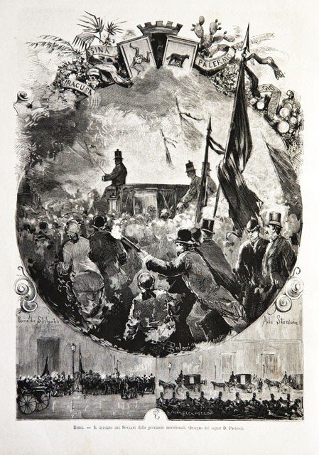 Roma / Il ritorno dei Sovrani dalle provincie meridionali