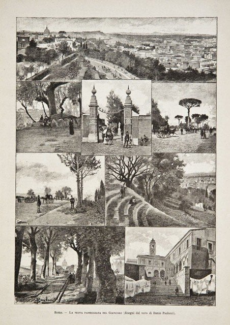 Roma / La nuova passeggiata del Gianicolo
