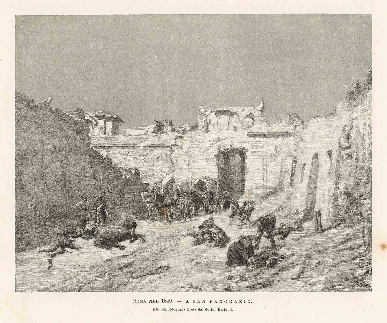 Roma nel 1849 - A San Pancrazio