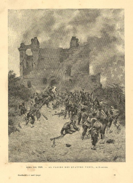 Roma nel 1849 - Al casino dei quattro venti il …