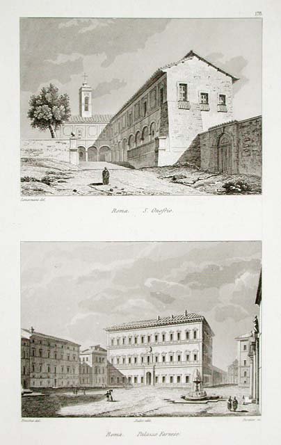 Roma. S. Onofrio - Palazzo Farnese