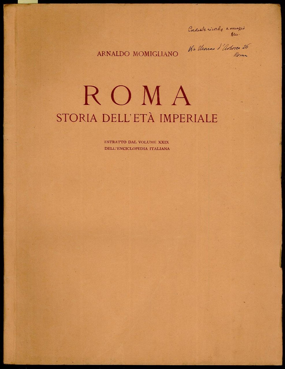 Roma. Storia dell'età imperiale