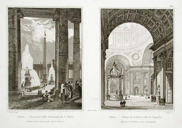 Roma. Una parte della Colonnata di S.Pietro - Chiesa di …