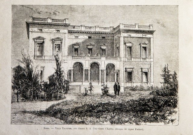 Roma / Villa Telfener, ove dimora S. A. l’ex-vicerè d’Egitto