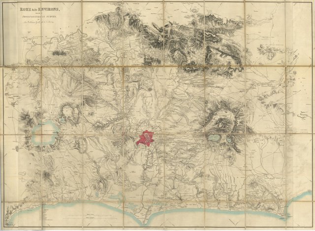 Rome & its environs from trigonometrical survey