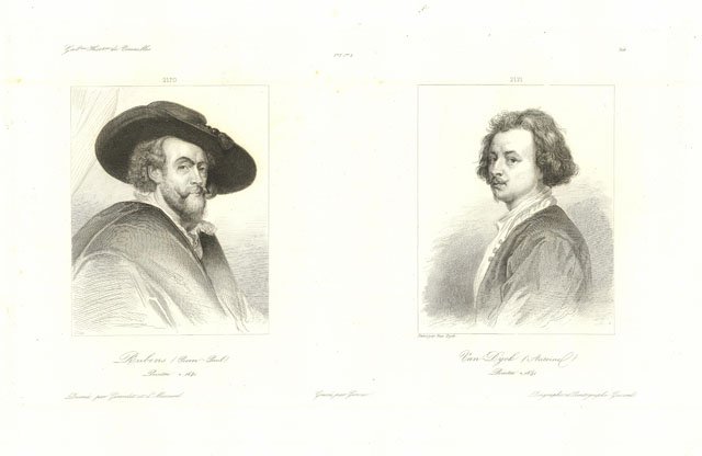 Rubens (Pierre-Paul) Peintre . - Van Dyck (Antoine) Peintre .