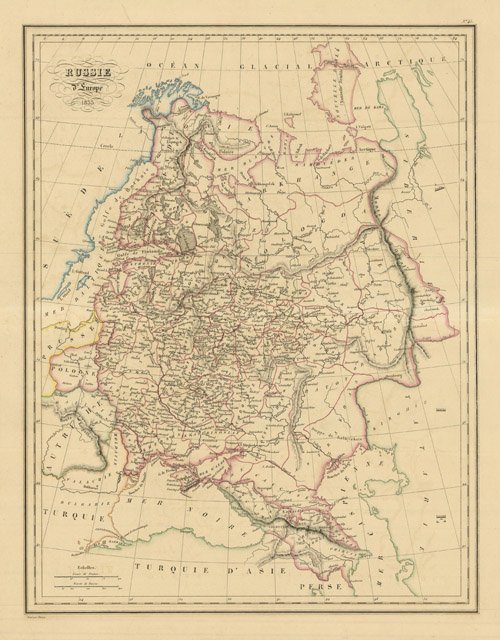 Russie d'Europe 1833