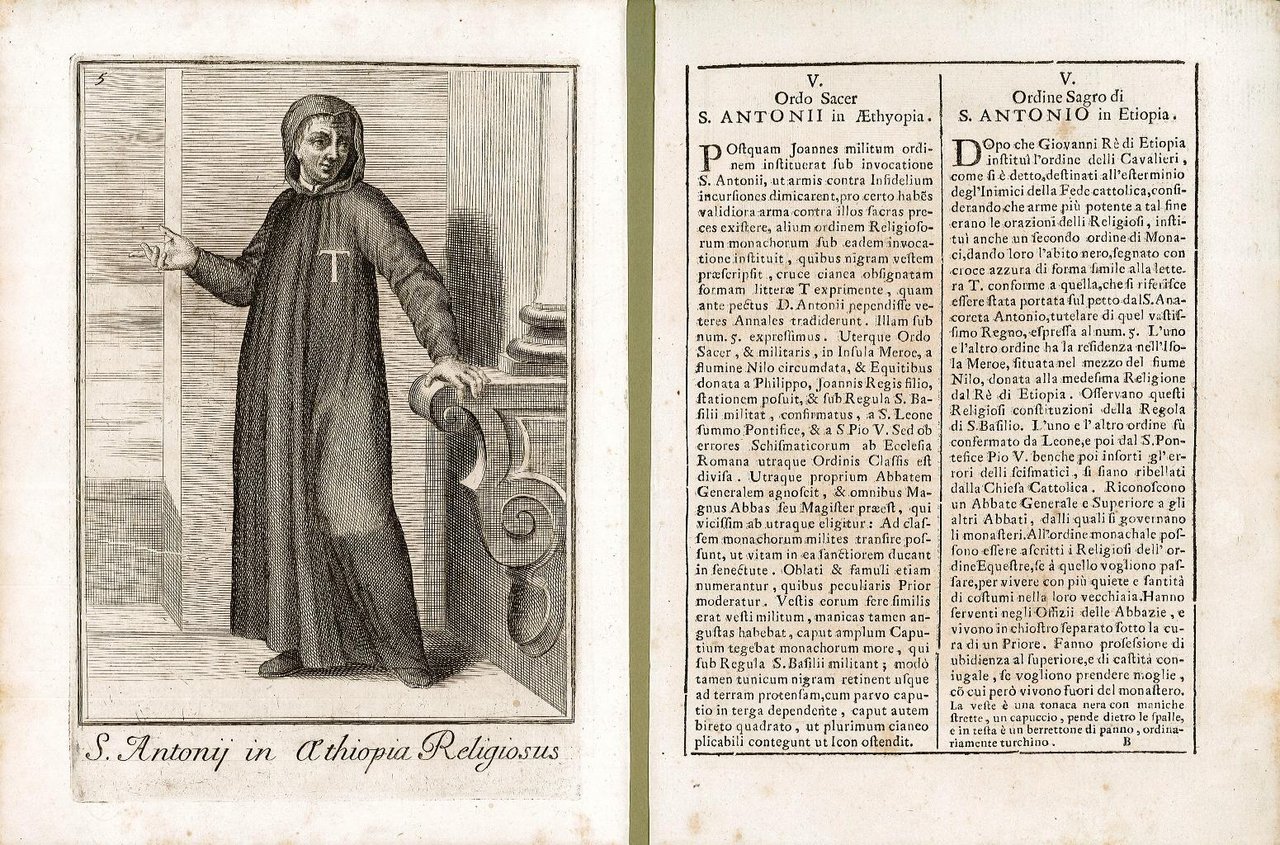 S. Antonij in Aethiopia Religiosus