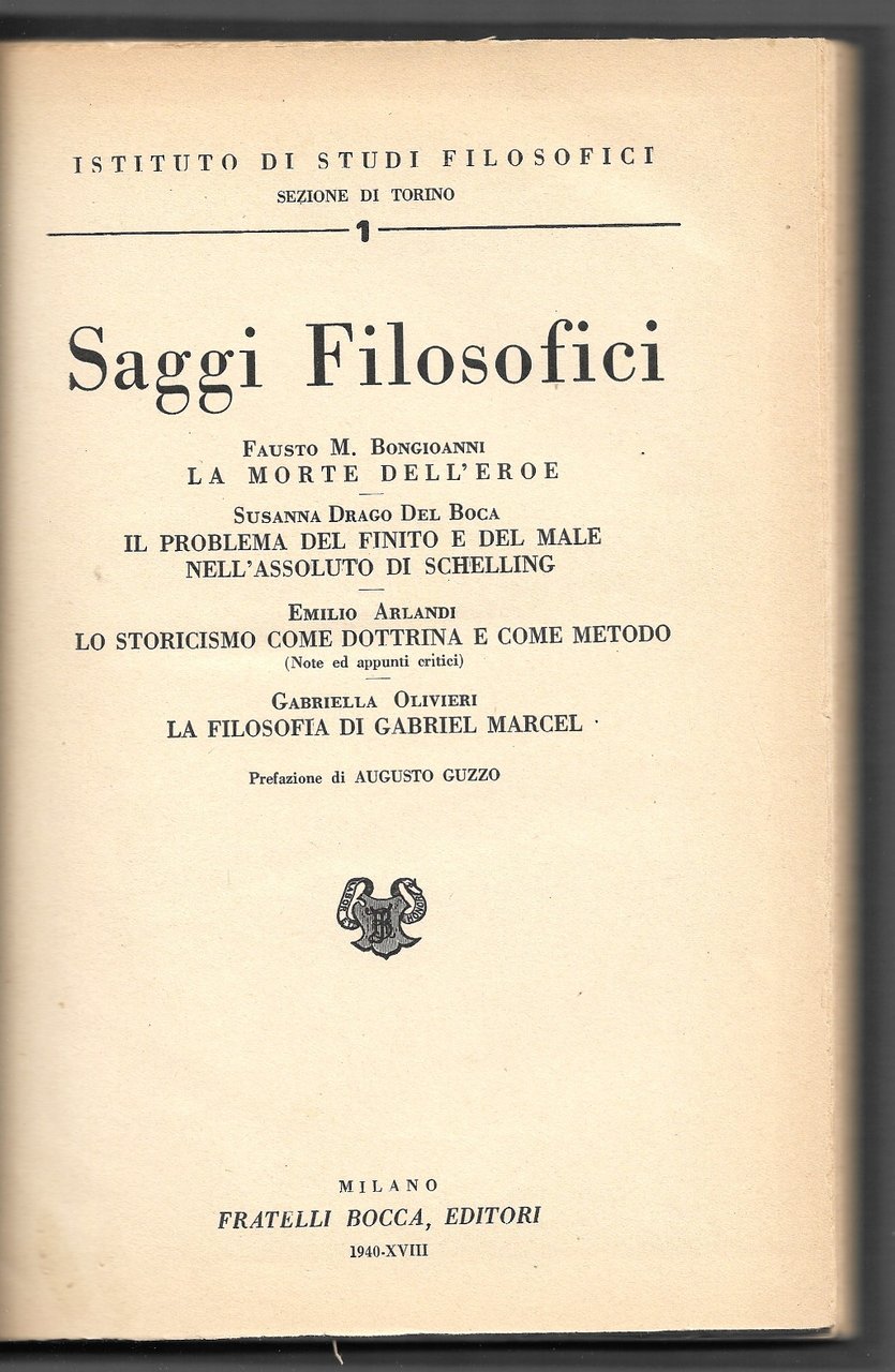 Saggi Filosofici