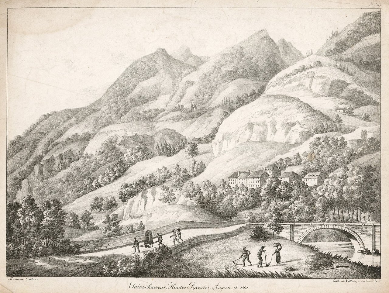 Saint Sauver, Hautes Pyrénées. August 18 1821
