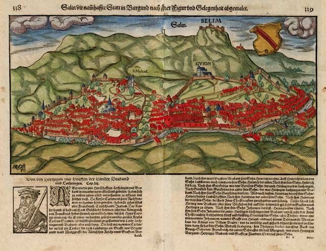 Salin die namhaffte Stadt in Burgund nach ihrer Figur und …