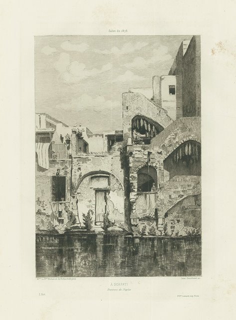 Salon de 1876 - A Scafati Environs de Naples