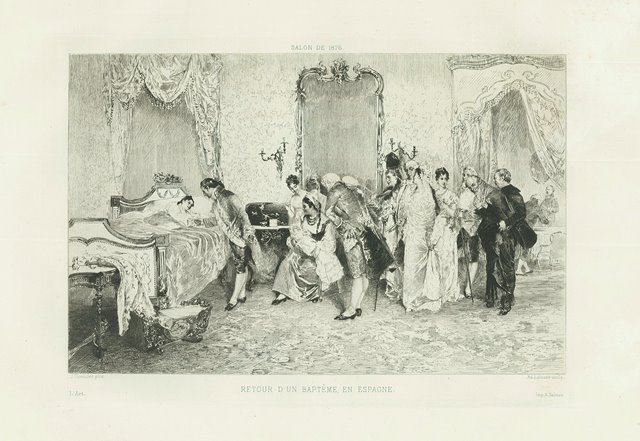 Salon de 1876 – Retour d’un bapteme, en Espagne