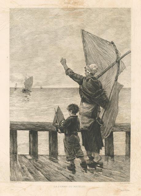 Salon de 1887 – La femme du matelot