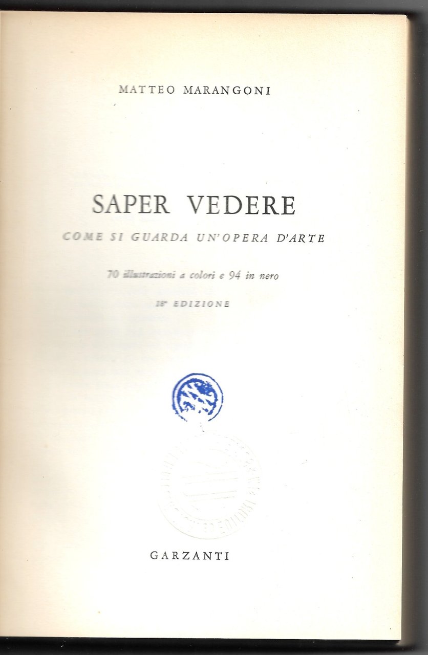 Saper vedere - Come si guarda un'opera d'arte