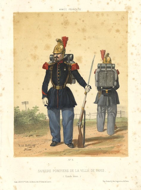 Sapeurs Pompiers de la Ville de Paris (Grande tenue.)