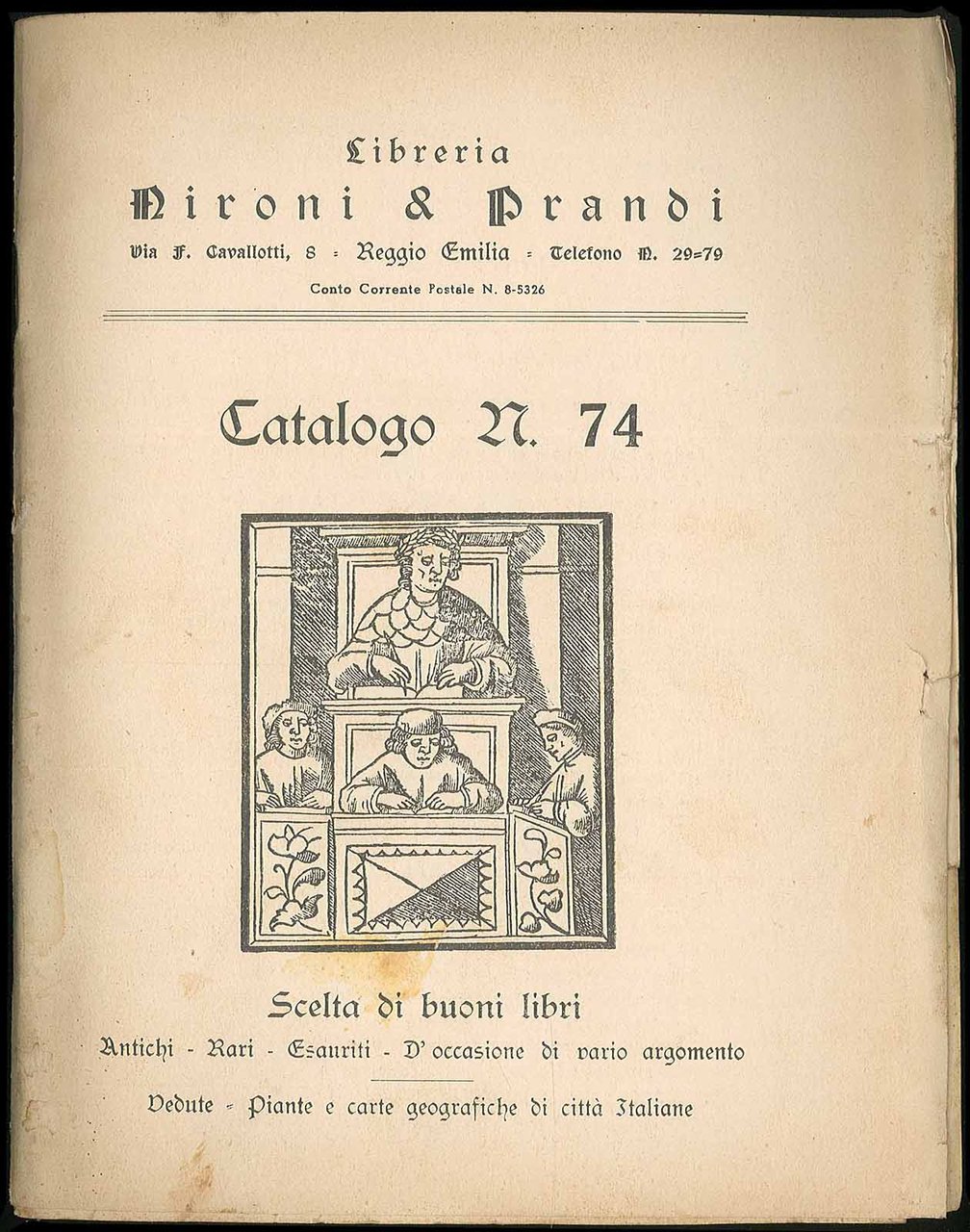 Scelta di buoni libri catalogo n.74