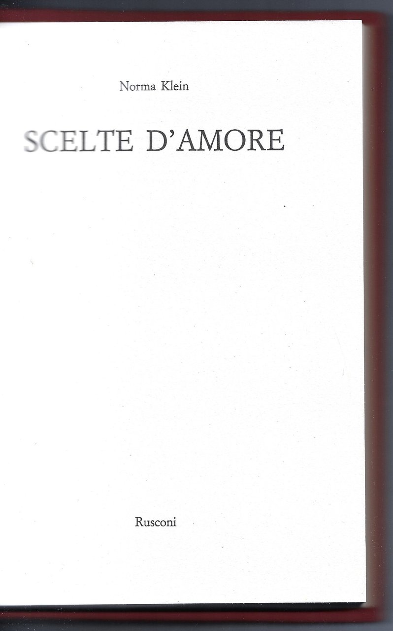 Scelte d'amore