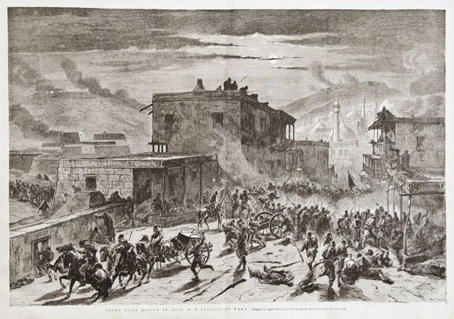 Scene della guerra in Asia.- L’assalto di Kars