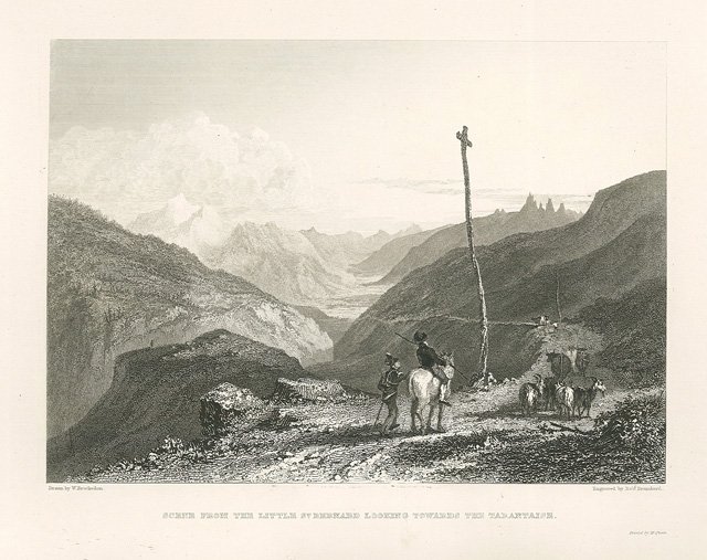 Scene from the little S.t Bernard looking Towards the Tarantaise