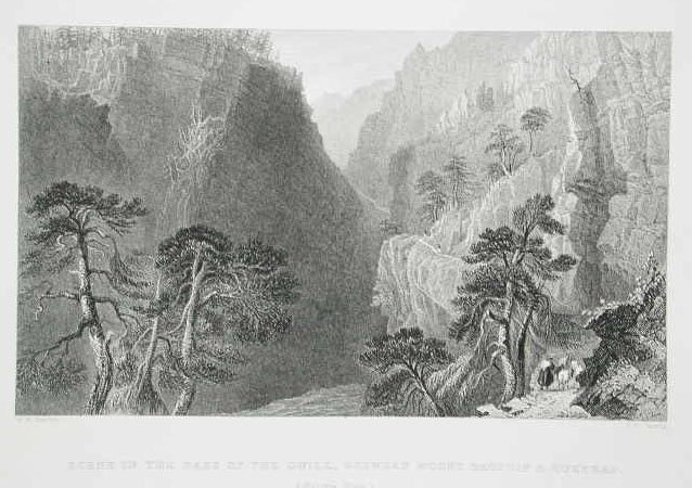 Scene in the pass of the Guill, between Mount Dauphin …