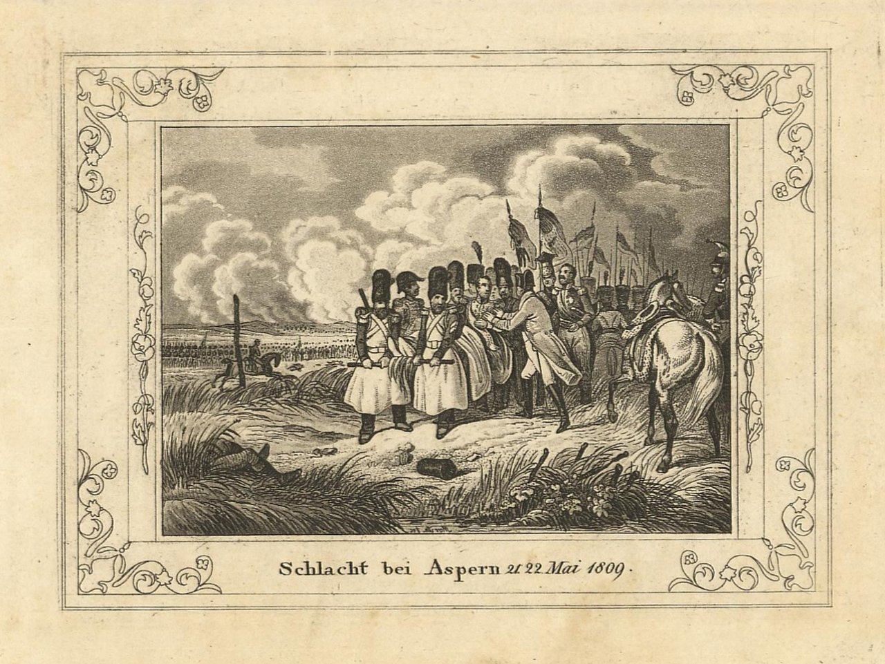 Schlacht bei Aspern 21, 22 Mai 1809