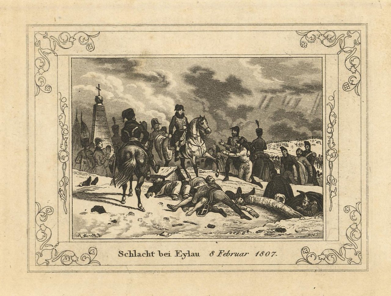 Schlacht bei Eylau 8 Februar 1807