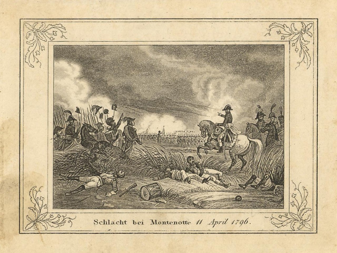 Schlacht bei Montenotte 11 April 1796