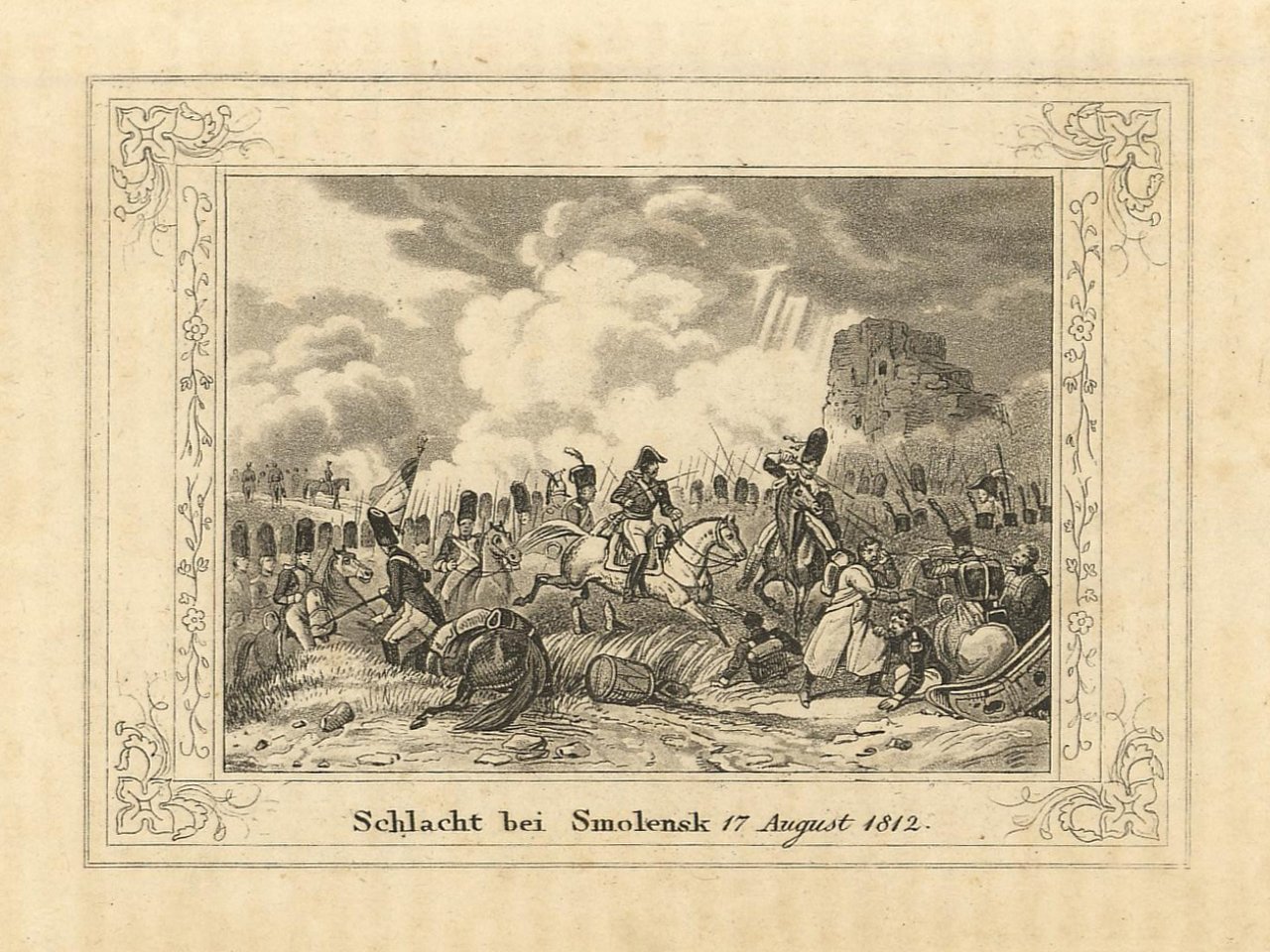 Schlacht bei Smolensk 17 August 1812