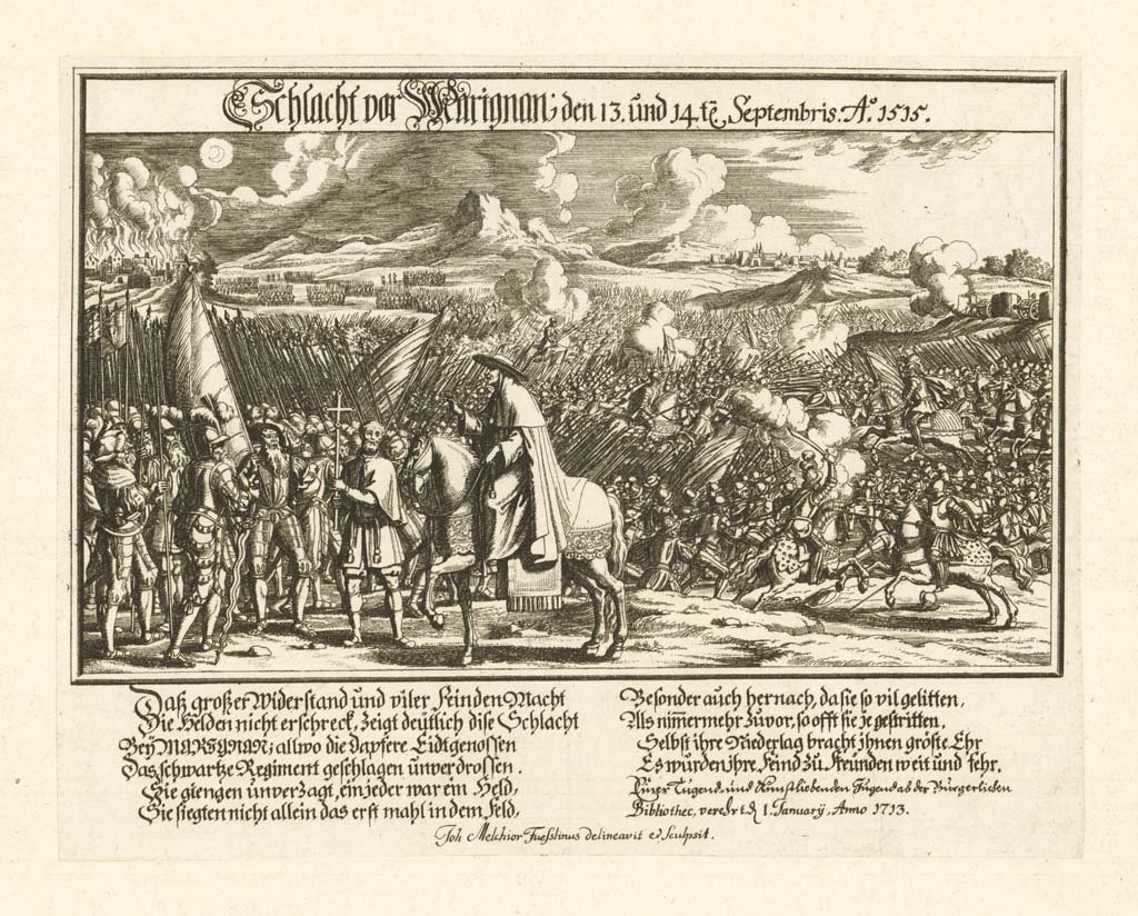 Schlacht von Marignan den 13 und 14 septembris 1515