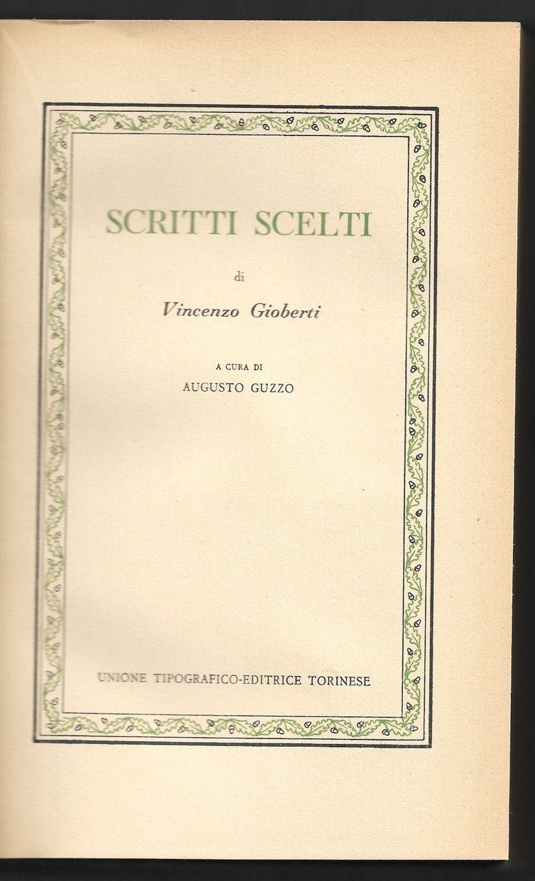 Scritti scelti