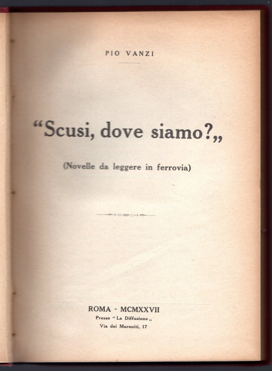 Scusi, dove siamo? (Novelle da leggere in ferrovia) | Immagine principale