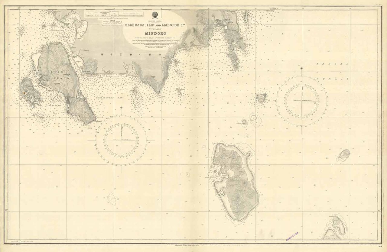 Semirara Ilin and Ambolon islands with part of Mindoro