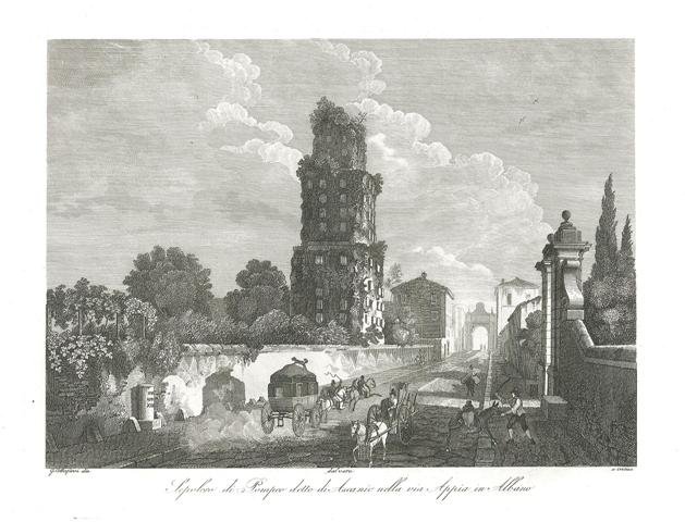 Sepolcro di Pompeo detto di Ascanio nella via Appia in …