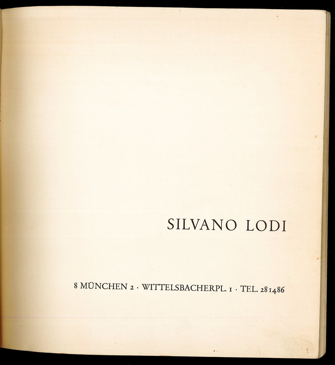 Silvano Lodi - Ausstellung Alter Meister vom 6 nov. bis … | Immagine principale