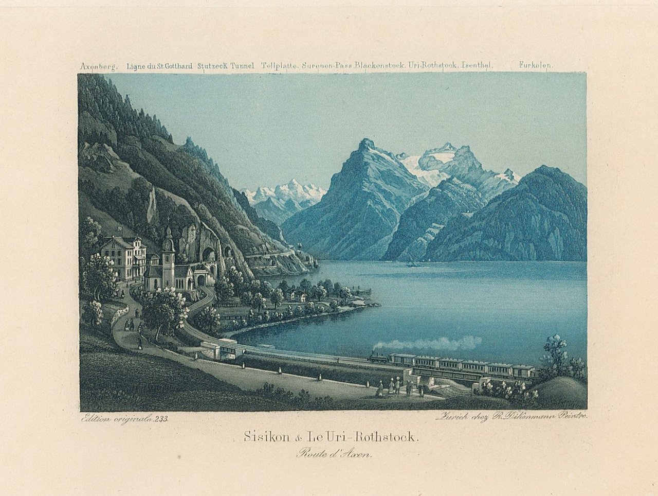 Sisikon & Le Uri Rothstok Route d'Axen