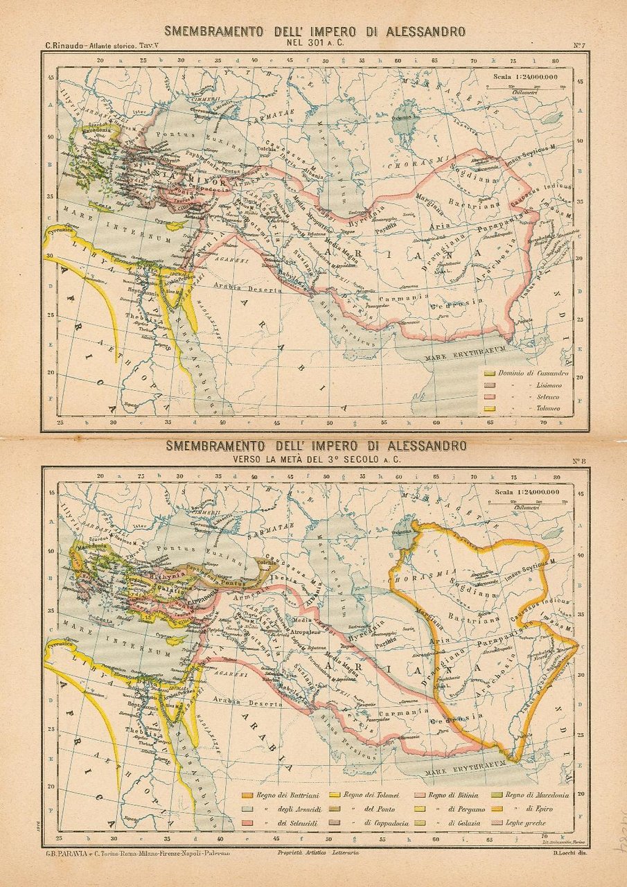 Smembramento dell'Impero di Alessandro nel 301 a.C. - Smembramento dell'Impero …