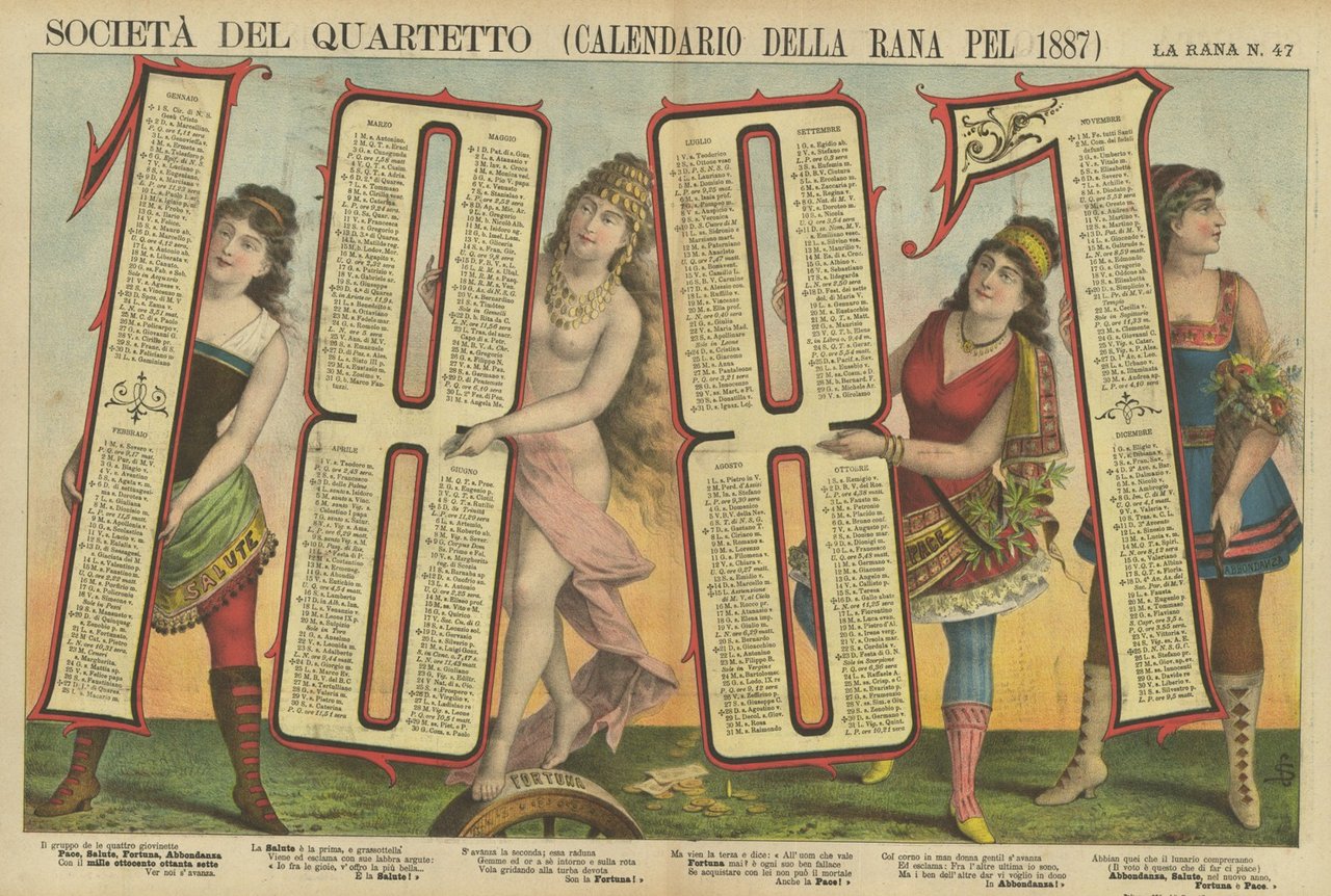 Società del quartetto (calendario della Rana pel 1887)