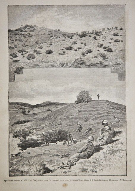 Spedizione italiana in Africa.- Una gran guardia e un piccolo …