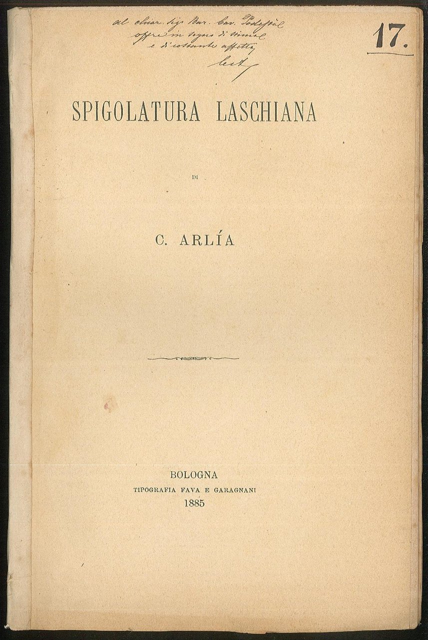 Spigolatura Laschiana