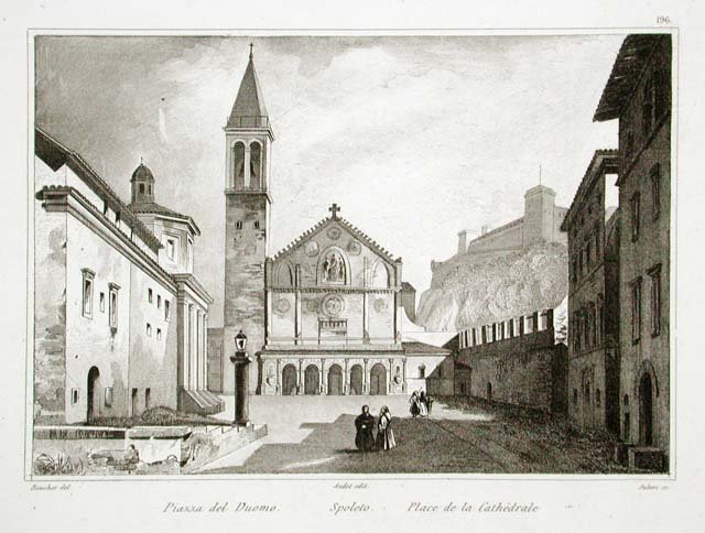 Spoleto. Piazza del Duomo
